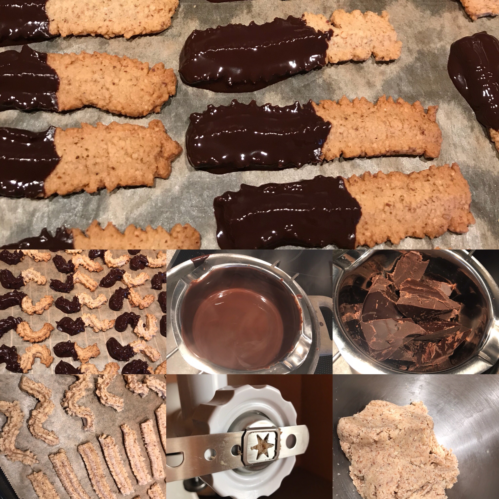 Spritzgebäck mit Mandeln - Kathis Rezepte Spritzgebäck mit Mandeln - Kathis Rezepte