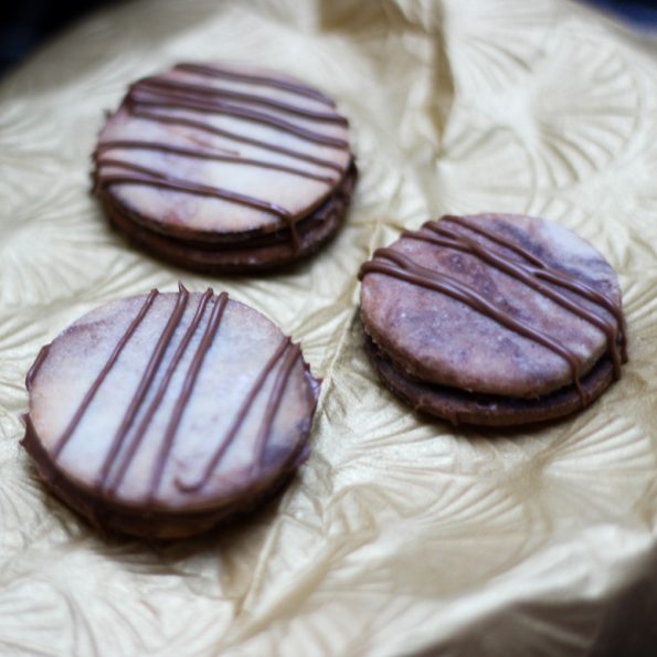 Mamor Cookies mit Nougatfüllung - Kathis Rezepte