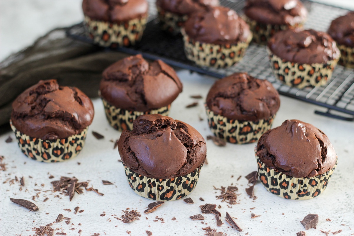 Double Chocolat Muffins - Kathis Rezepte